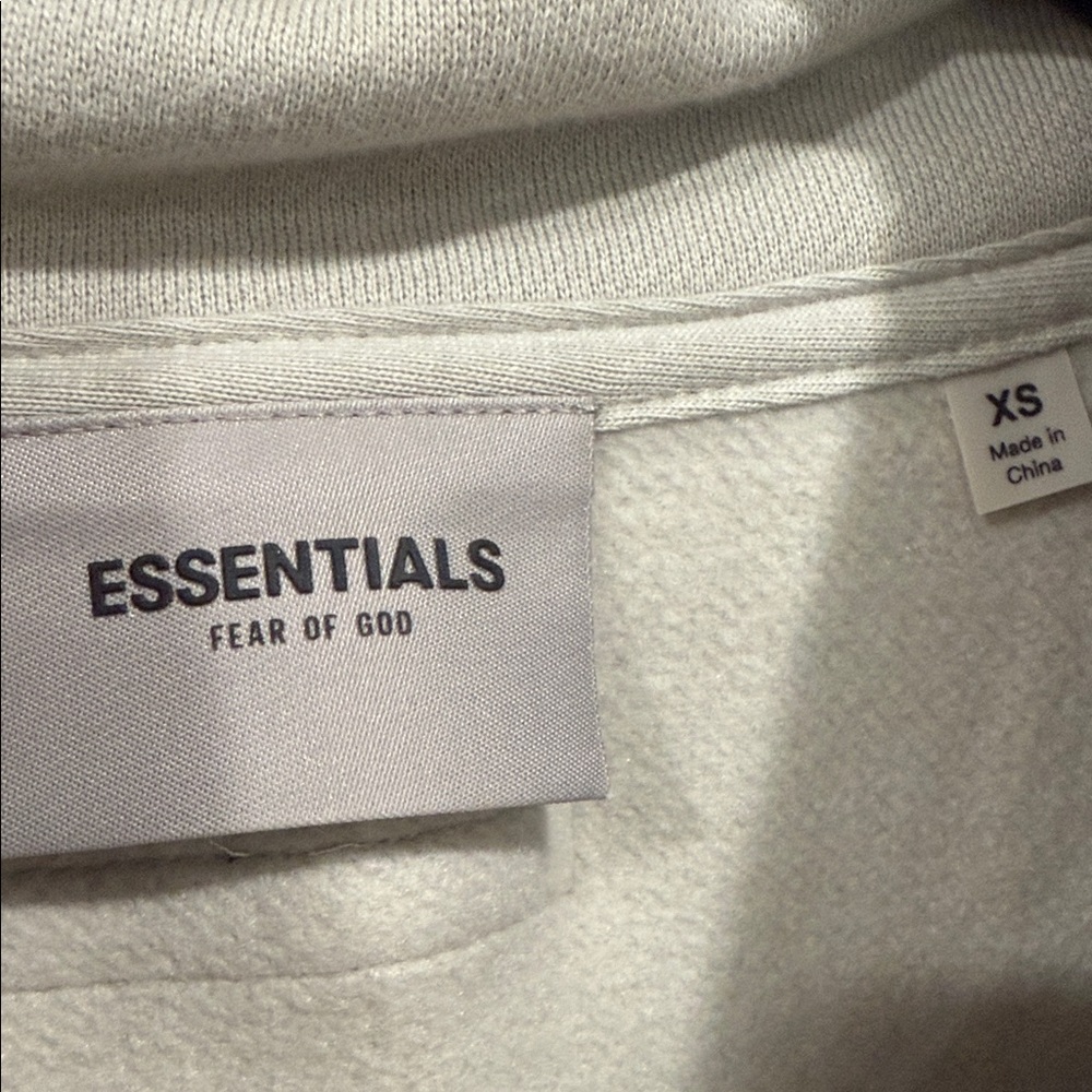 Essentials Light Gray High-Collar Sweatshirt - image 3